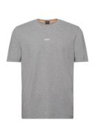 Tchup Tops T-shirts Short-sleeved Grey BOSS