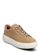 Women Lace-Up Lave Sneakers Beige Tamaris