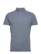 Silkeborg Stretch Polo Tops Polos Short-sleeved Blue Clean Cut Copenha...