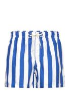 Slhdane Aop Swimshorts Badeshorts Blue Selected Homme