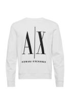 Ax Man Sweatshirt Tops Sweat-shirts & Hoodies Sweat-shirts White Arman...