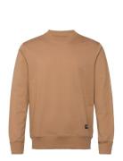 Light Terry Asker Sweat Tops Sweat-shirts & Hoodies Sweat-shirts Brown...