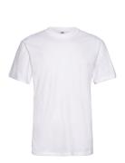 Dovre T-Shirts 1/4 Ærme Organi Tops T-shirts Short-sleeved White Dovre