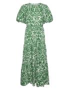 Yasgreena Ss Ankle Dress S. Maxikjole Festkjole Green YAS