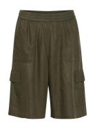 Kamilia Shorts Bottoms Shorts Casual Shorts Khaki Green Kaffe