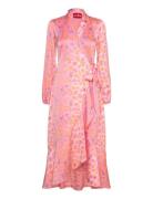 Laracras Dress Maxikjole Festkjole Pink Cras