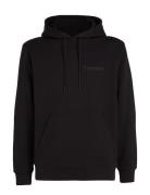 Institutional Hoodie Tops Sweat-shirts & Hoodies Hoodies Black Calvin ...