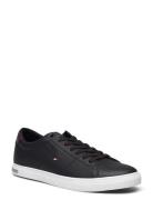 Essential Leather Detail Vulc Lave Sneakers Black Tommy Hilfiger