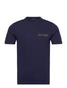 Collegiate T-Shirt Tops T-shirts Short-sleeved Navy Lyle & Scott