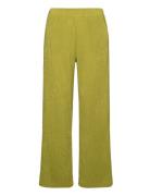 Trousers Bottoms Trousers Straight Leg Green Rosemunde