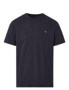 Max Classic Organic Cotton Tee Tops T-shirts Short-sleeved Navy Lexing...