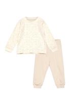 Pyjama Set Pyjamas Sett Beige Fixoni