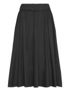 Cleo Skirt Knelangt Skjørt Black Marville Road