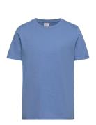 T Shirt Regular Solid Tops T-shirts Short-sleeved Blue Lindex