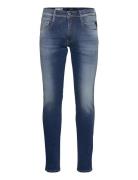 Anbass Trousers Slim Hyperflex Re-Used Bottoms Jeans Slim Blue Replay