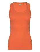 C_Ematite Tops T-shirts & Tops Sleeveless Orange BOSS