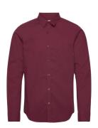 Hco. Guys Wovens Tops Shirts Casual Burgundy Hollister