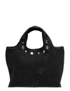 Washed Denim Mini Market Tote W Studs Bags Totes Black 3.1 Phillip Lim