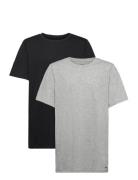 Nhb Boys 2Pk Crew Undershirt Tops T-shirts Short-sleeved Grey Nike