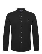 Featherweight Mesh Shirt Tops Shirts Casual Black Polo Ralph Lauren