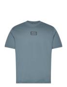 T-Shirt Tops T-shirts Short-sleeved Blue EA7