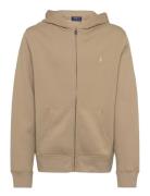 Fleece Full-Zip Hoodie Tops Sweat-shirts & Hoodies Hoodies Beige Ralph...