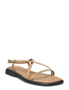 Izzy Flate Sandaler Beige VAGABOND