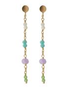 Sea Colour Earrings Øredobber Smykker Gold Pernille Corydon