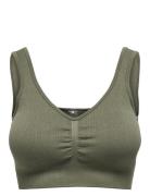 Onpdima-2 Seam Sports Bra Lingerie Bras & Tops Sports Bras - All Khaki...