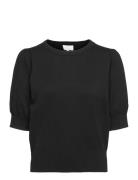 Liva Strik T-Shirt Tops Knitwear Jumpers Black Minus