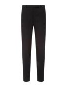 The Fitted Trousers Bottoms Trousers Suitpants Black HUGO