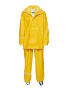 Basic Rainwear Suit -Solid Outerwear Rainwear Rainwear Sets Yellow CeL...