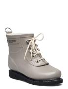 Short Rubber Boots Regnstøvler Sko Beige Ilse Jacobsen