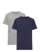 Basic 32 -T-Shirt Ss Tops T-shirts Short-sleeved Grey Minymo