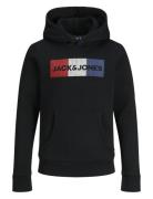 Jjecorp Logo Sweat Hood Noos Jnr Tops Sweat-shirts & Hoodies Hoodies B...