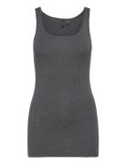 Vmmaxi My Soft Long Tank Top Noos Tops T-shirts & Tops Sleeveless Grey...