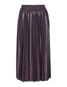 Vinitban Midi Skirt - Noos Knelangt Skjørt Purple Vila