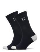 William 2-Pack Socks Underwear Socks Regular Socks White Les Deux