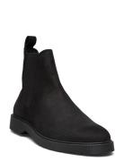 Slhtim Suede Chelsea Boot B Støvletter Chelsea Boot Black Selected Hom...