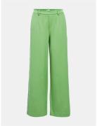 Objlisa Wide Pant Noos Bottoms Trousers Wide Leg Green Object