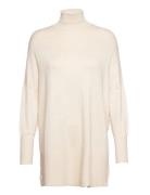 Sc-Dollie Tops Knitwear Turtleneck Cream Soyaconcept