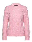 Slgunn Pullover Tops Knitwear Jumpers Pink Soaked In Luxury