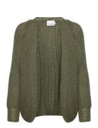 Joseph Cardigan Solid Tops Knitwear Cardigans Khaki Green Noella