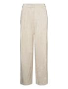 Gacana Bottoms Trousers Wide Leg Cream Munthe