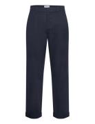 Wide Fit Twill Pants Bottoms Trousers Chinos Navy Lindbergh