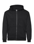 Jjebradley Sweat Zip Hood Noos Tops Sweat-shirts & Hoodies Hoodies Bla...