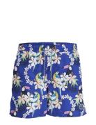 Jpstfiji Jjswim Aop Ss24 Ly Sn Badeshorts Blue Jack & J S