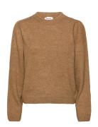 Faromd O-Neck Tops Knitwear Jumpers Brown Modström