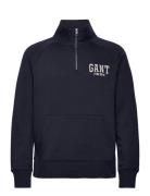 Arch Half-Zip Tops Sweat-shirts & Hoodies Sweat-shirts Navy GANT