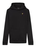 Pullover Hoodie Tops Sweat-shirts & Hoodies Hoodies Black Lyle & Scott